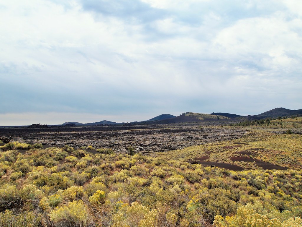 Roadside stop to admire Craters of the Moon