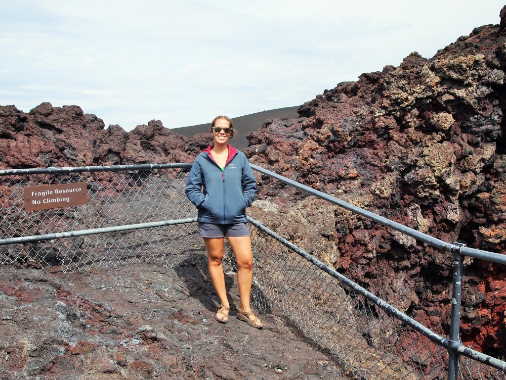 At the top - don't fall in!