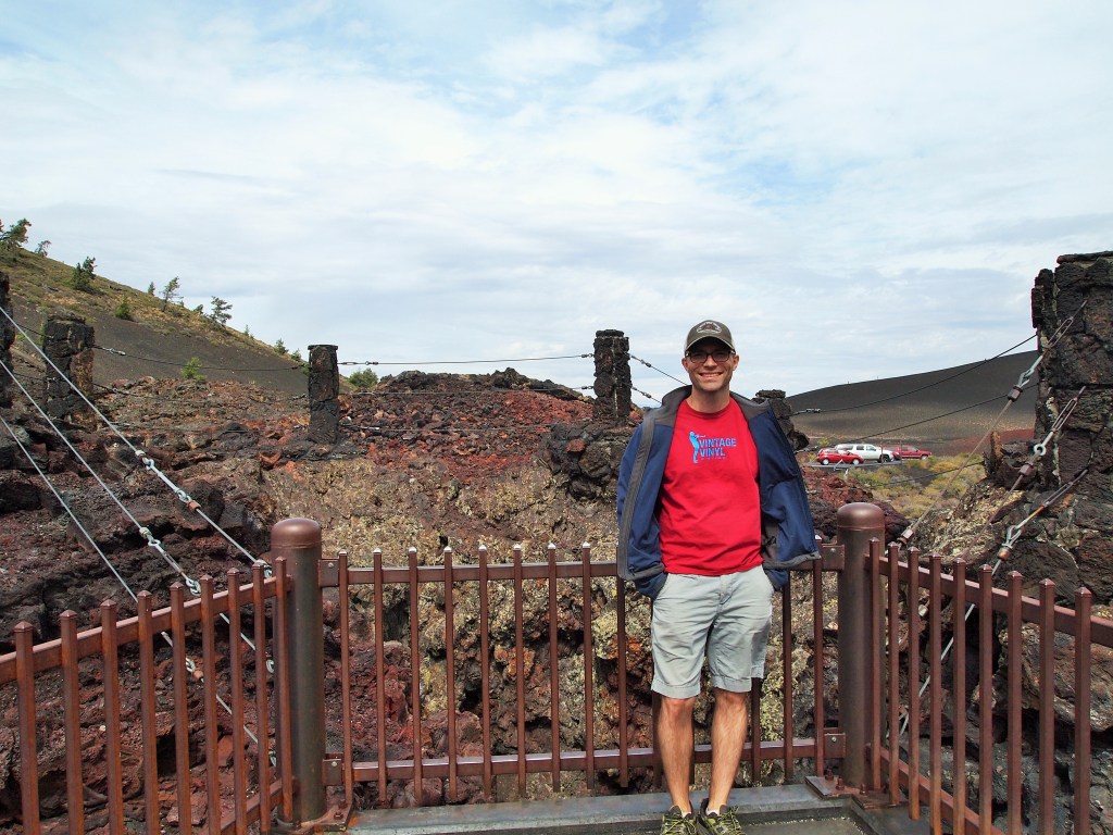 Zach in front of Snow Cone