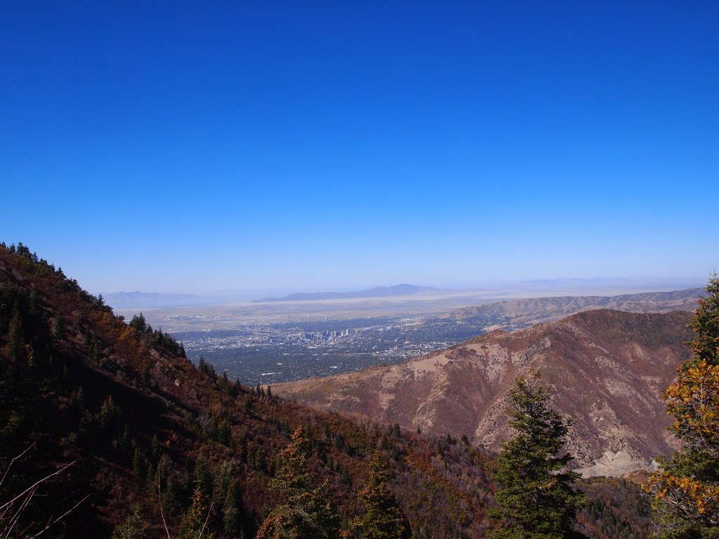 Our first glimpse of the valley