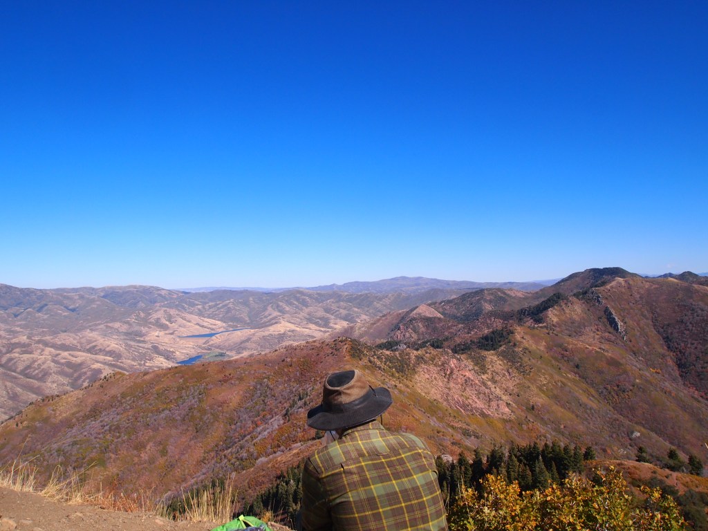 Zach with Parleys Canyon in view