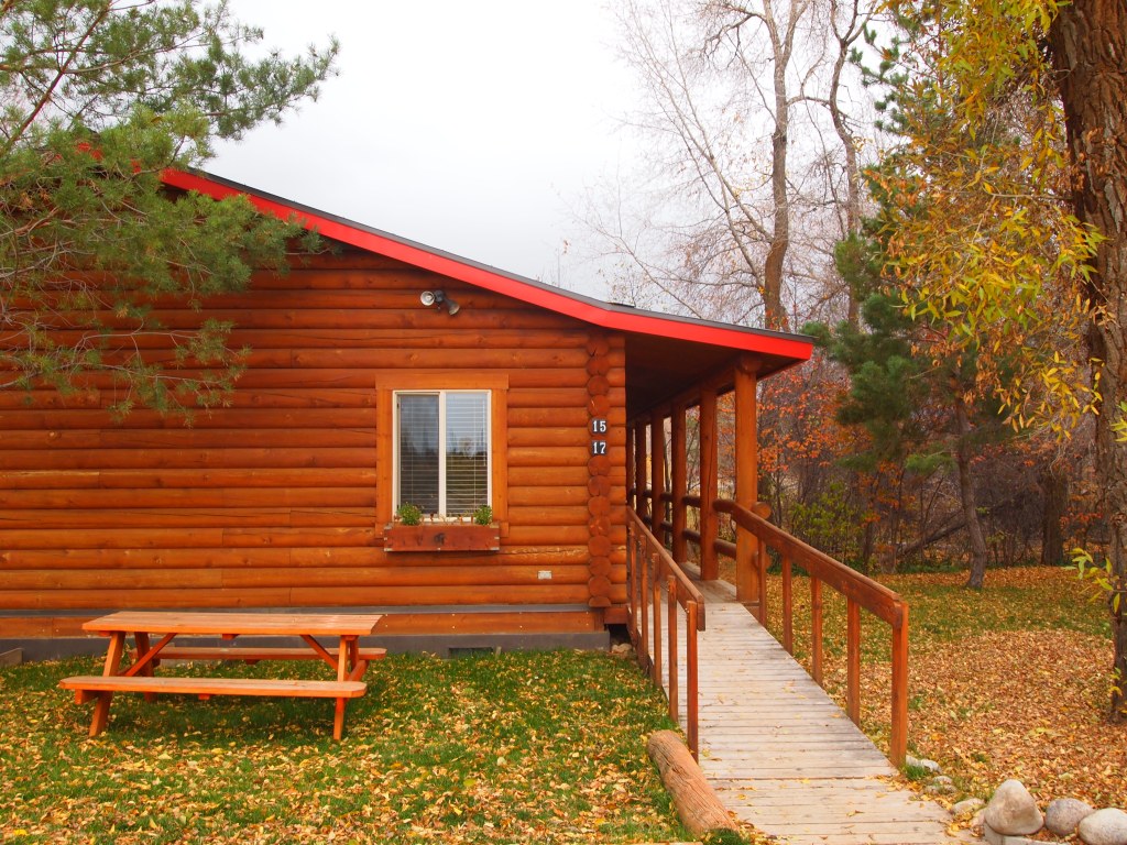 Our room was the first in this row of three