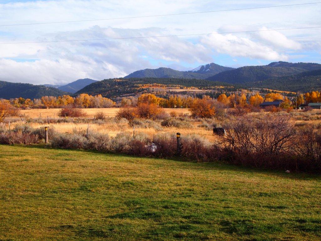 Sunny sky at Teton Brewing