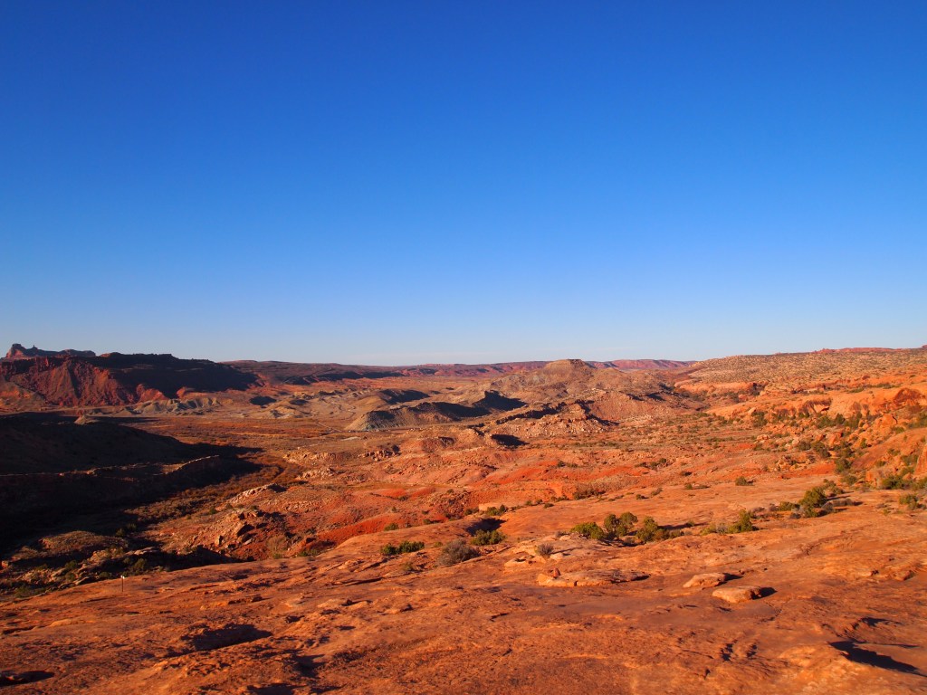 The vast expanse behind us 