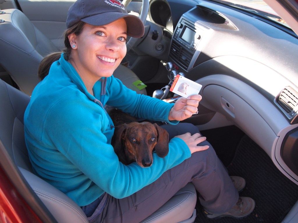 Hanging with Tru & our new parks pass