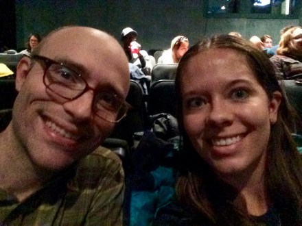 Terrible theater selfie!