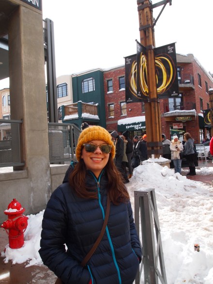 The Hollywood Reporter had rented the venue behind me - people were staked out in front to catch the celebs entering/leaving