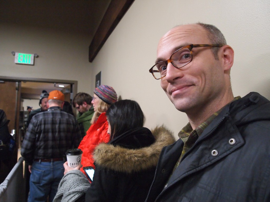 Only 5 people in front of us!