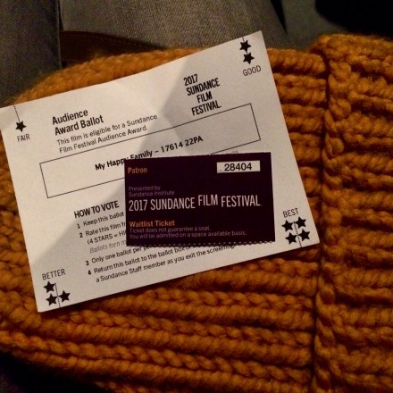 My waitlist ticket stub with the film ballot