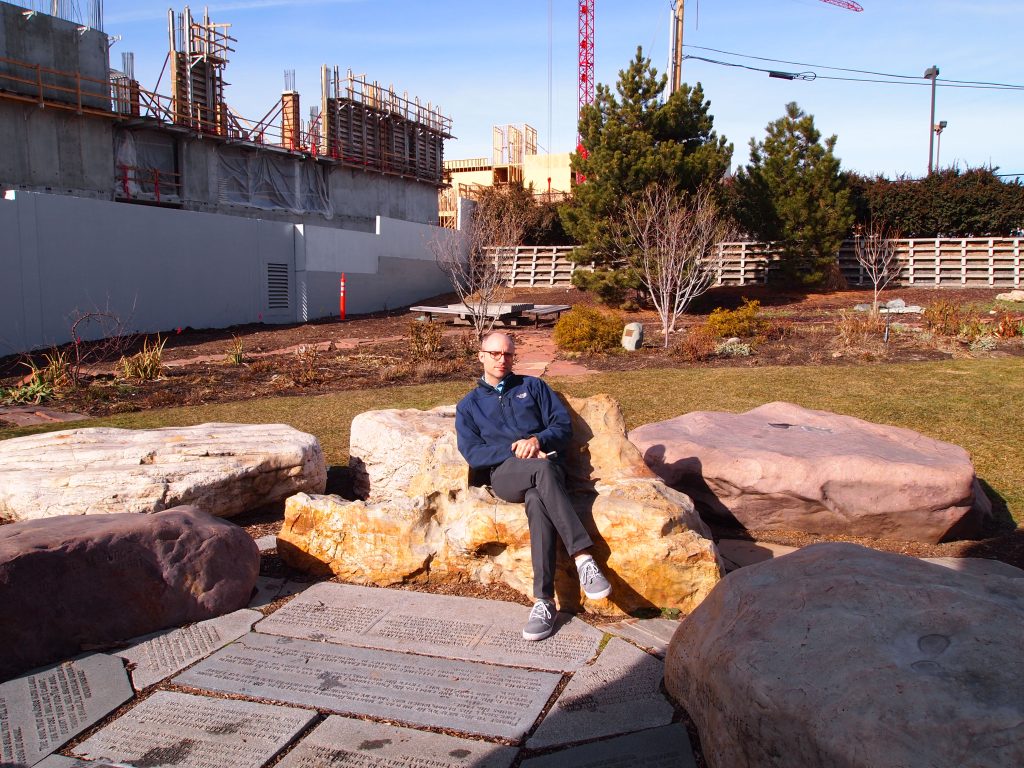 Basking in the sun behind Captain of the Lord's Host