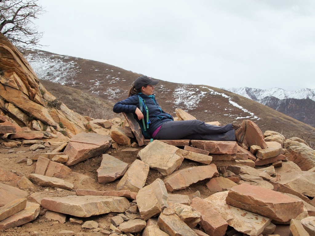 Relaxing in the recliner